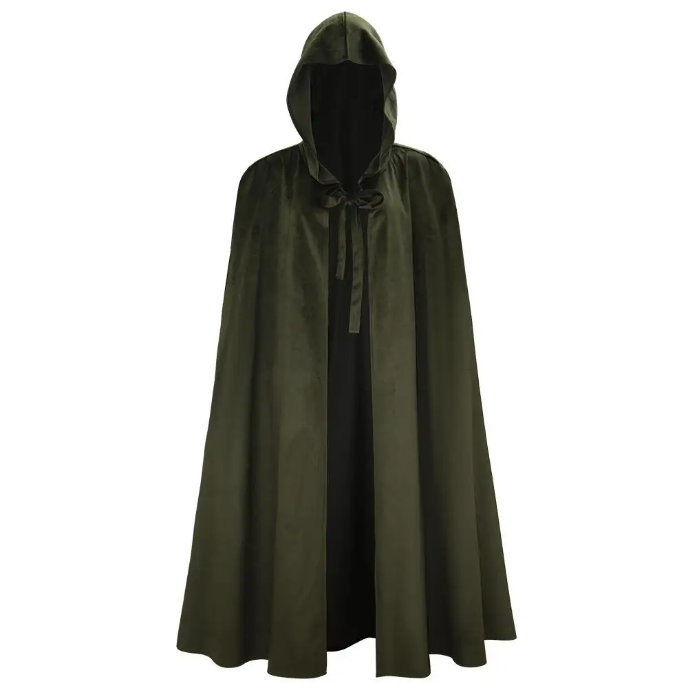 Disfraz medieval Capa de cosplay Túnica larga con capucha een Bla loween Par Dr up Ropa Étnica tradicional para mujer...