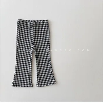 Girls' Flared Trousers | Soft Warm Pants for Autumn and Winter 5 Girls Fashionable Flared Pants for Autumn and Winter Comfort Soft and Warmth Material Designed Suitable Little Girls Daily Wear 5