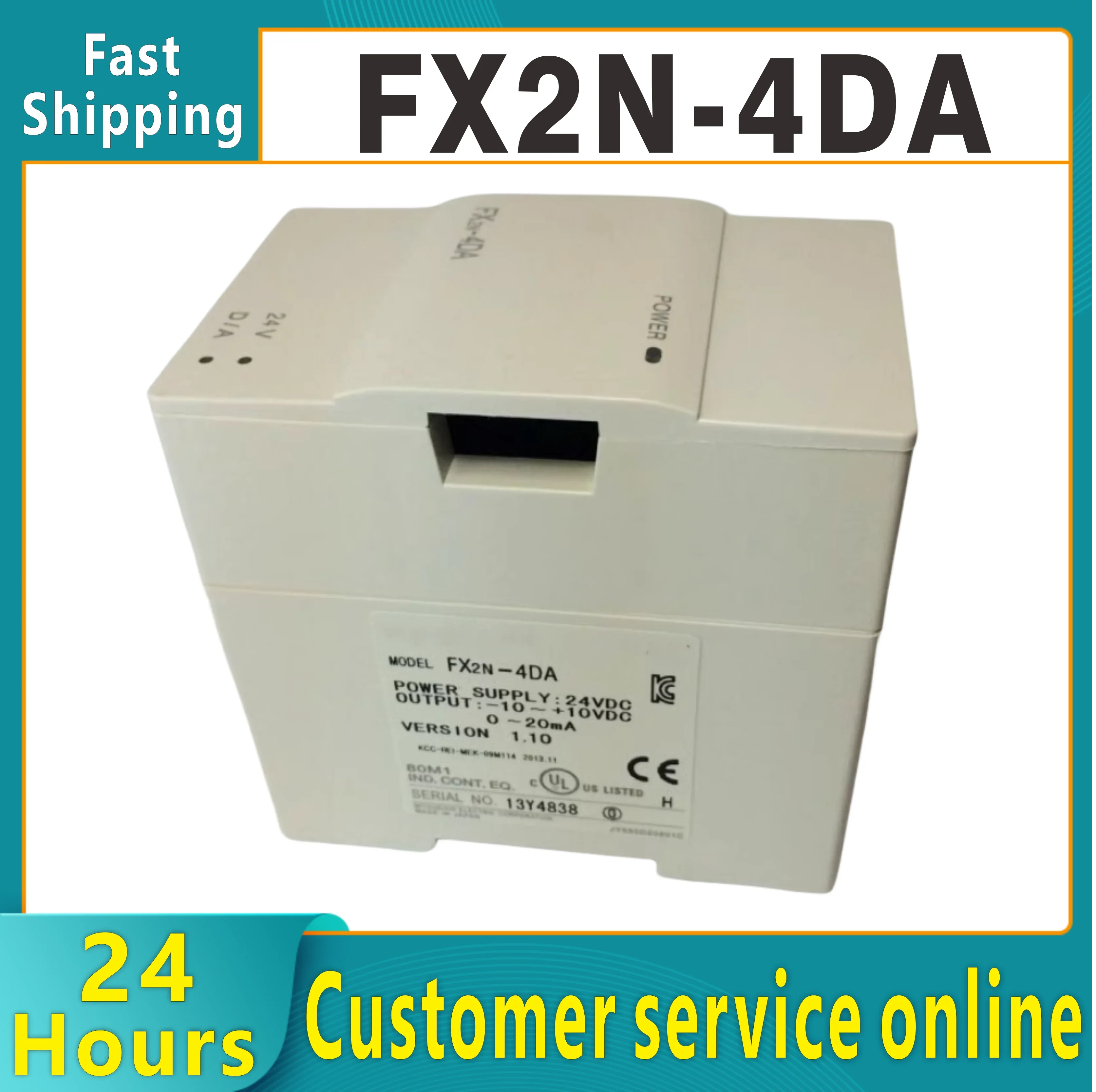 

New Original Module FX2N-4DA