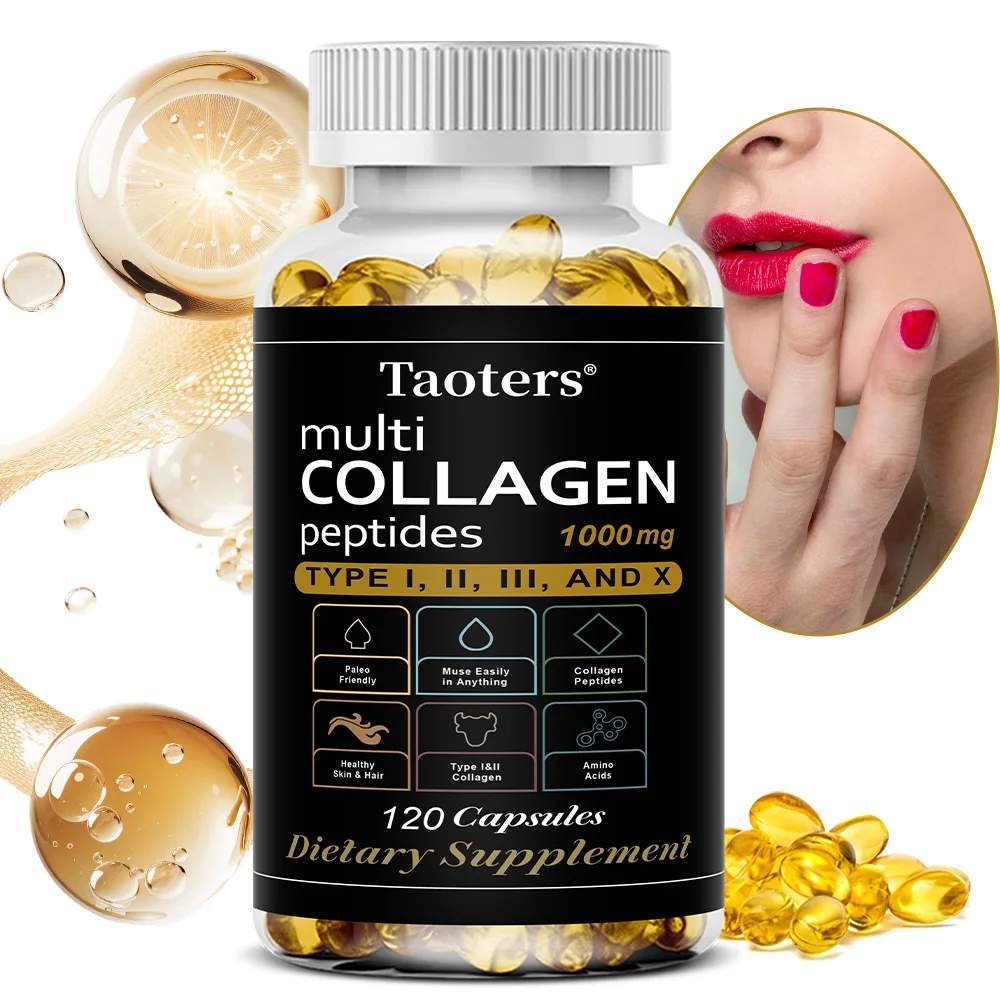 Advanced Multi Collagen Complex Supplement, Support Joint Pain Relief, Cartilage Repair & Skin Whitening
