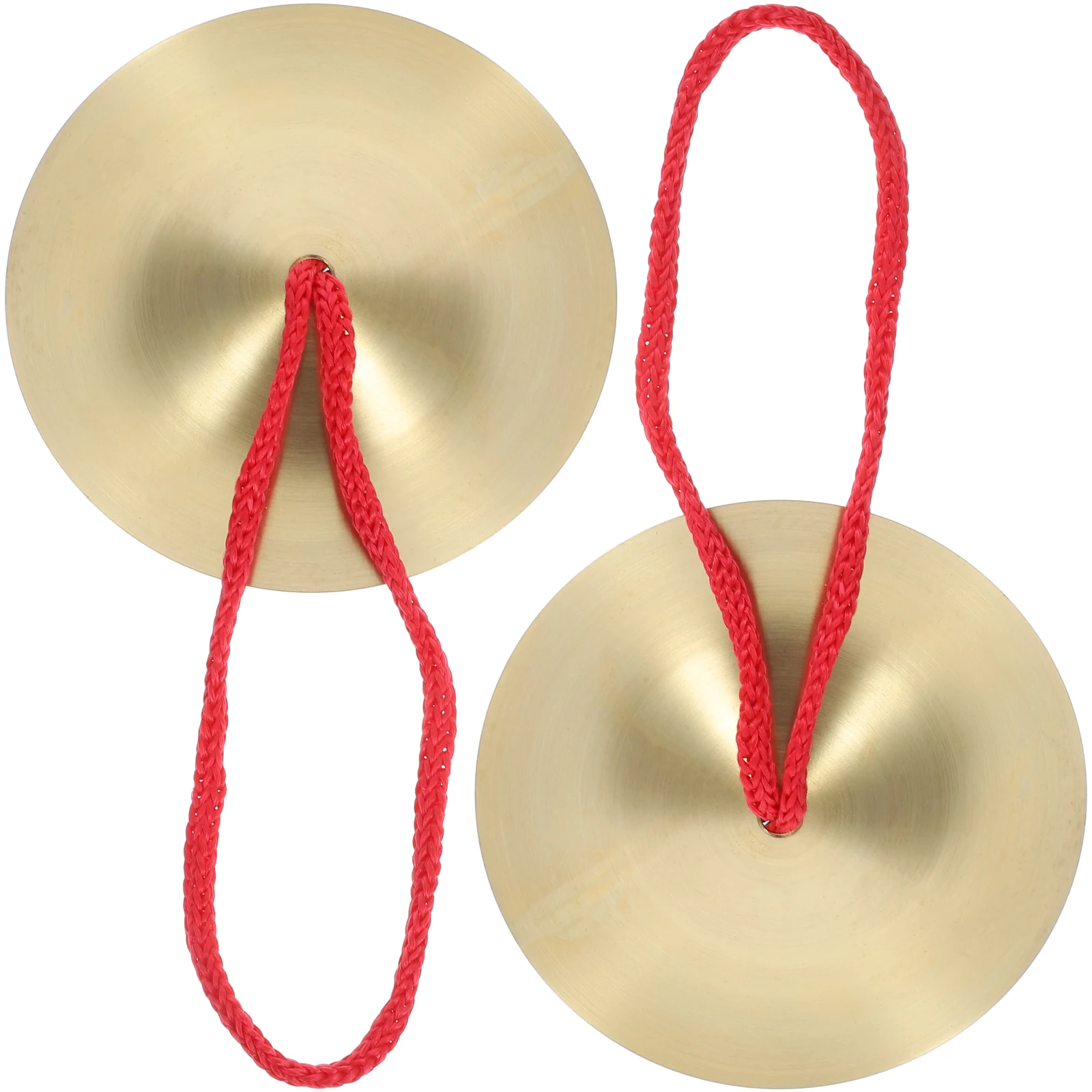 

Copper Cymbal Teaching Aids 9cm Kids Musical Finger Instruments Durable Alloy Hand Cymbals for Children Dance Small Cymbals