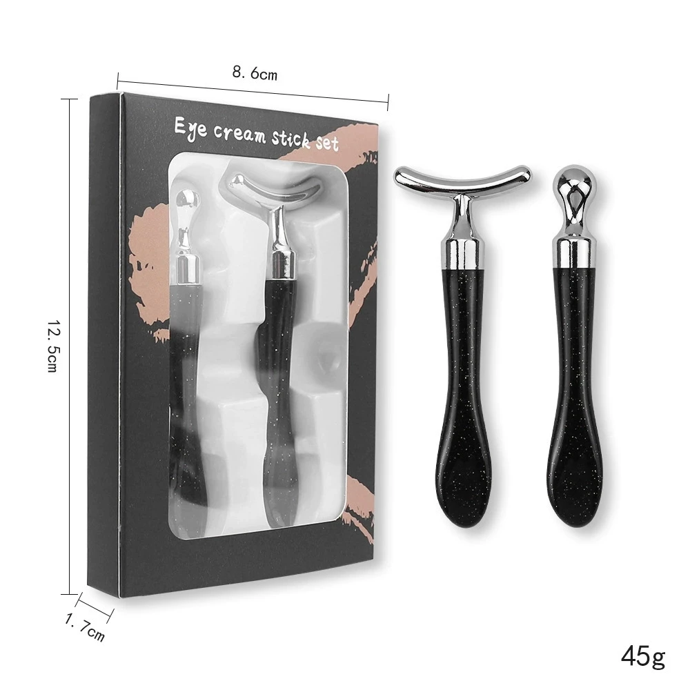 Urządzenie przeciwzmarszczkowe Metalowe narzędzie do liftingu twarzy Masażer do twarzy Mikroprądowy masażer do okolic oczu do codziennych zabiegów pielęgnacji skóry i okolic oczu