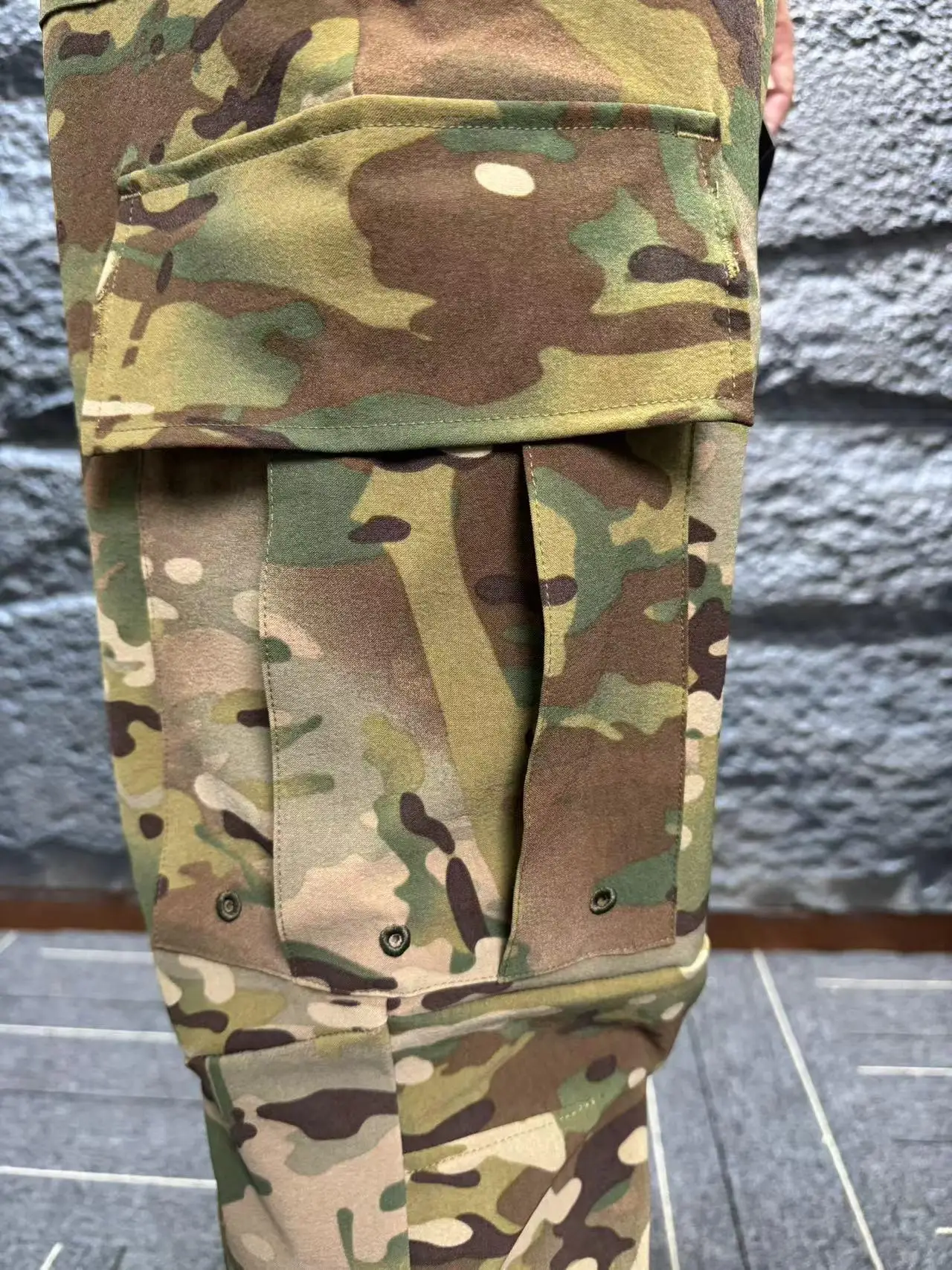 Cia Orange Peel Soft Shell Elastic Quick Drying Pants with Breathable Windproof Warm and Camouflage Cover