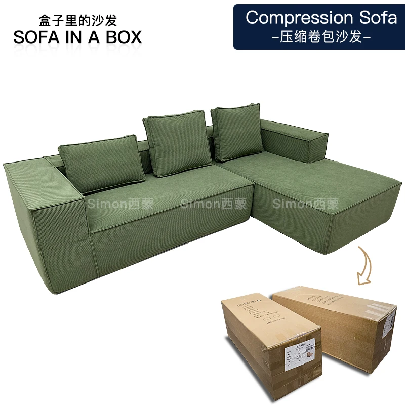 

Nordic Fabric Minimalist Sofas Bed Greeen Bedroom Living Room Compression Sofa Daybed Wohnzimmersofas Couch Furniture