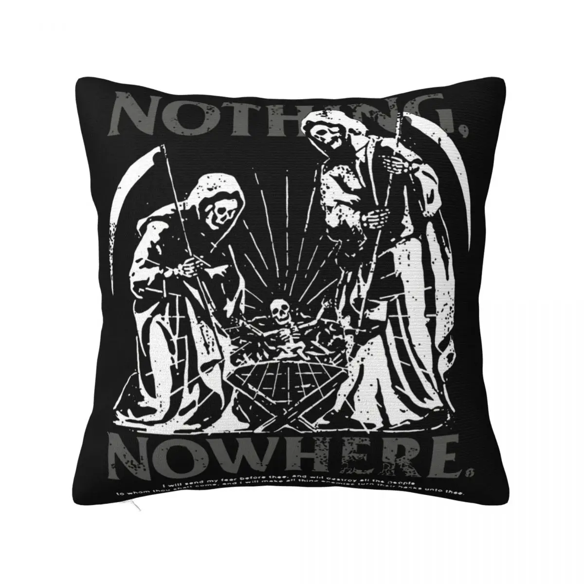 Nothing Nowhere New Black Gldan Teenage Humor Natural Men Teenage Punk New More Colors Splicing Cool Humor Pillow Case