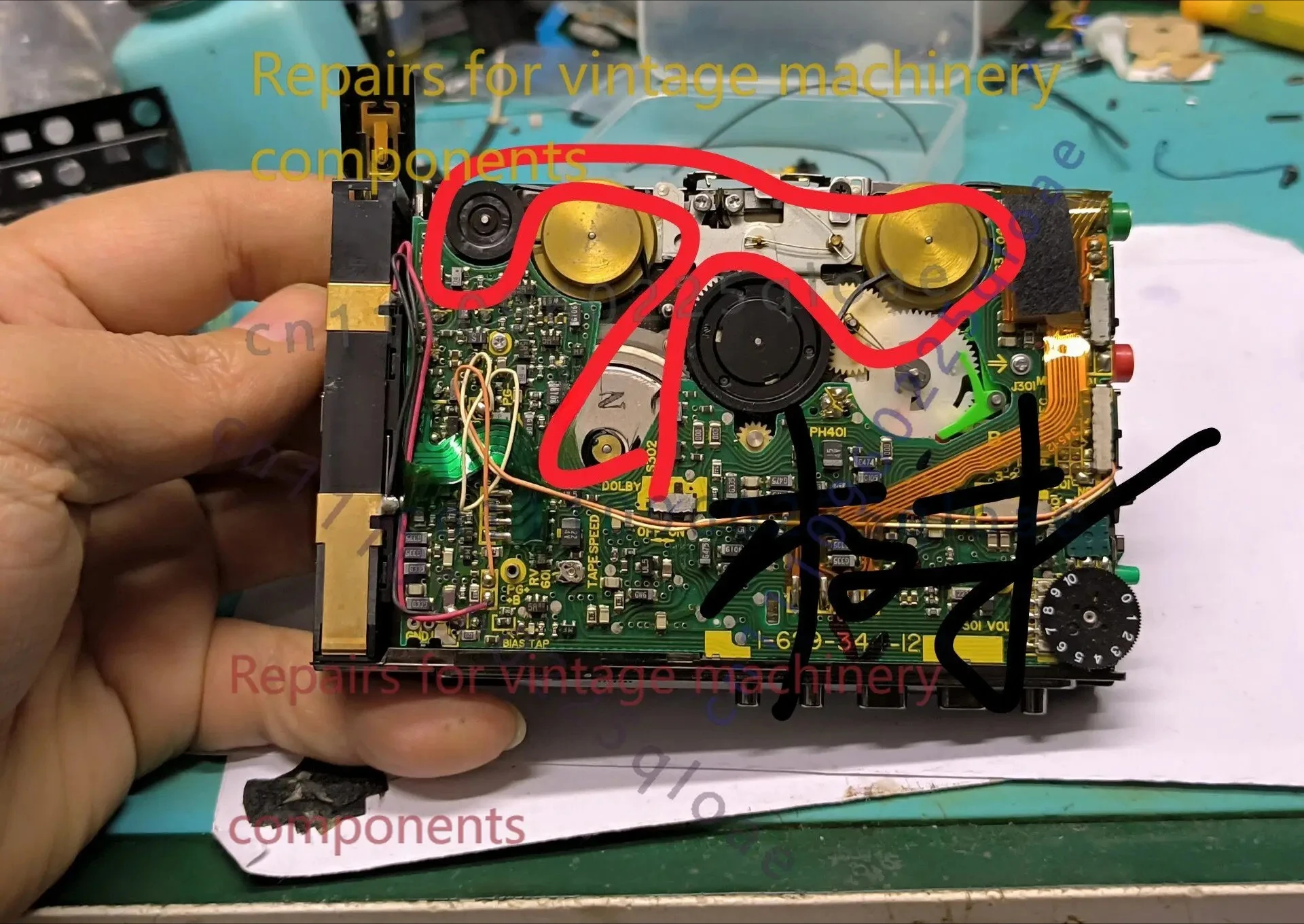 Correa de transmisión de goma - Cassette Walkman Belt reseña y precio