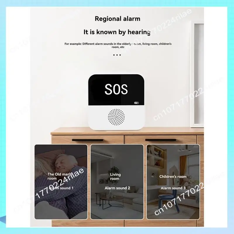 A17Z Tuya Smart Wifi SOS Emergency Alert Button For Elderly  Alert System With Caregiver Pager For Senior Patients