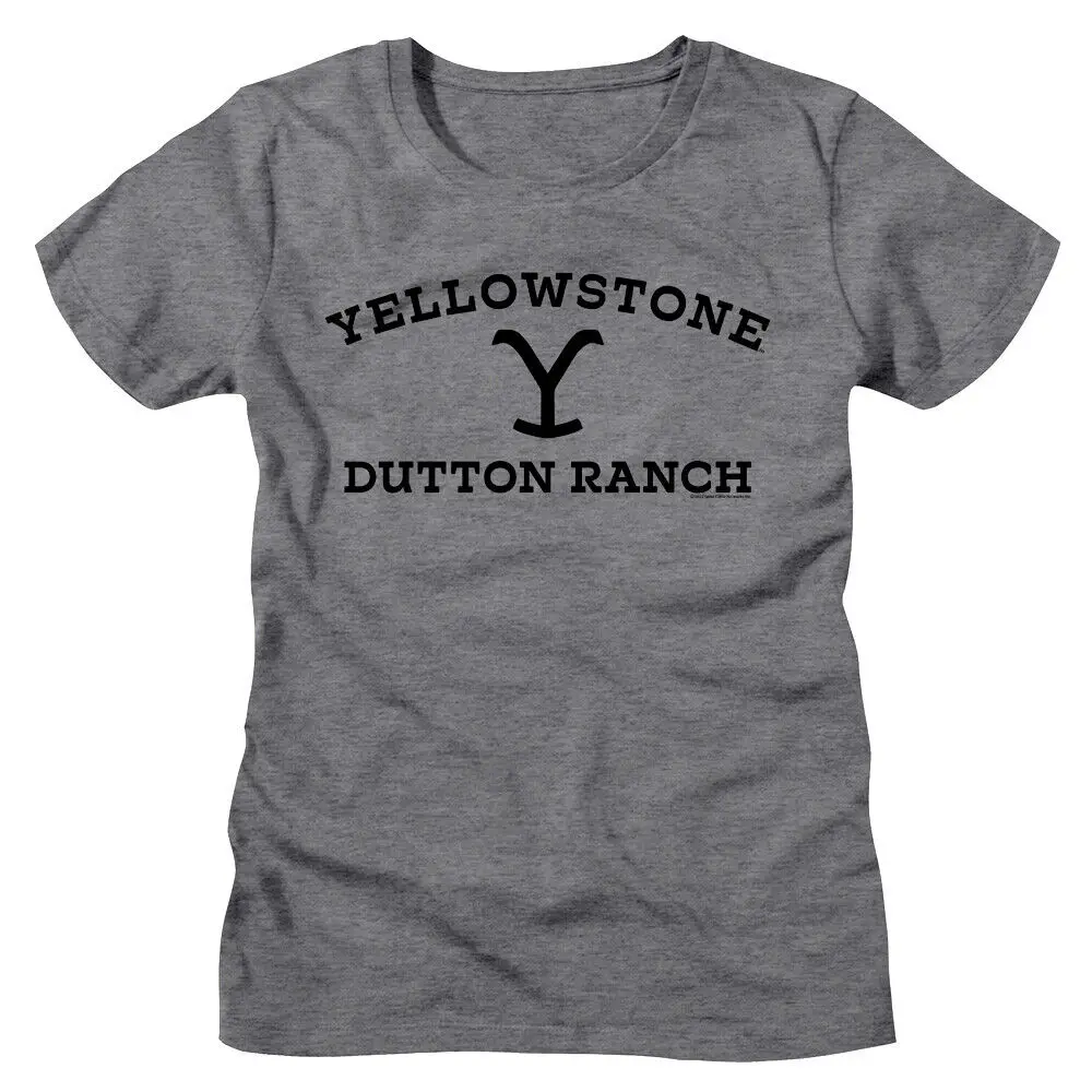 Yellowstone Dutton Ranch Logo Women's T Shirt Montana Country TV Show Costner