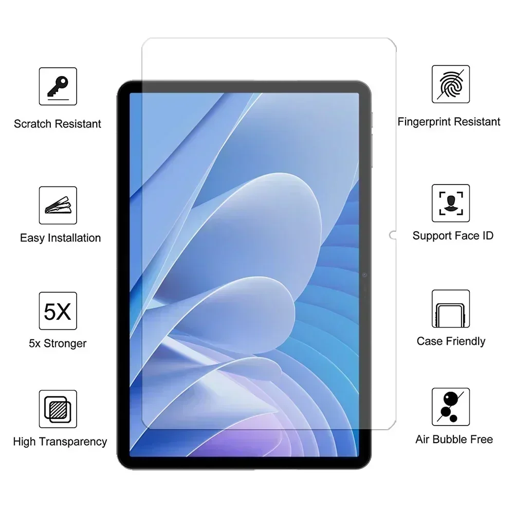 Película de vidro para teclast m50 m50pro m50hd pro hd 10.1 ''2023 tablet protetor de tela de vidro temperado 2 peças