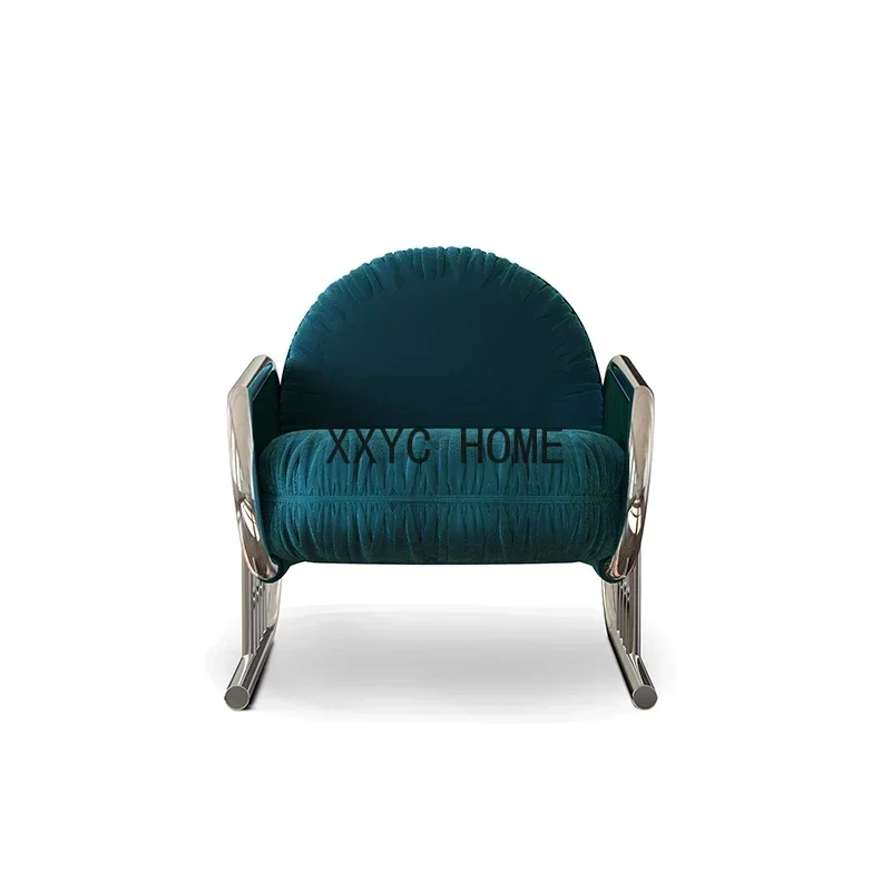 

Woonkamer Meubels Stof Licht Luxe Enkele Sofa Creatieve Slaapkamer Lui Mode Leisure Fauteuil