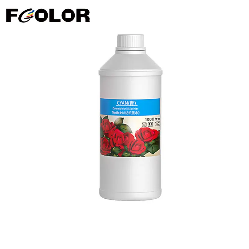 Fcolor 1000ML DTG Ink Textile Ink Garment Ink Untuk Printer Brother GTX