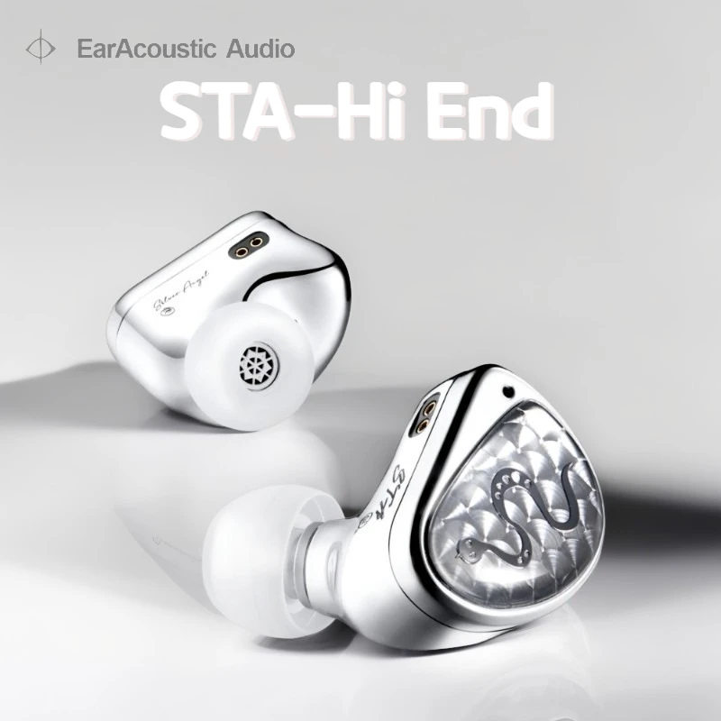 

EarAcoustic Audio STA-Hi End HiFi In-ear Wired Earphones 10mm Dual-Magnet Beryllium Driver & 6mm Composite Diaphragm Monitor