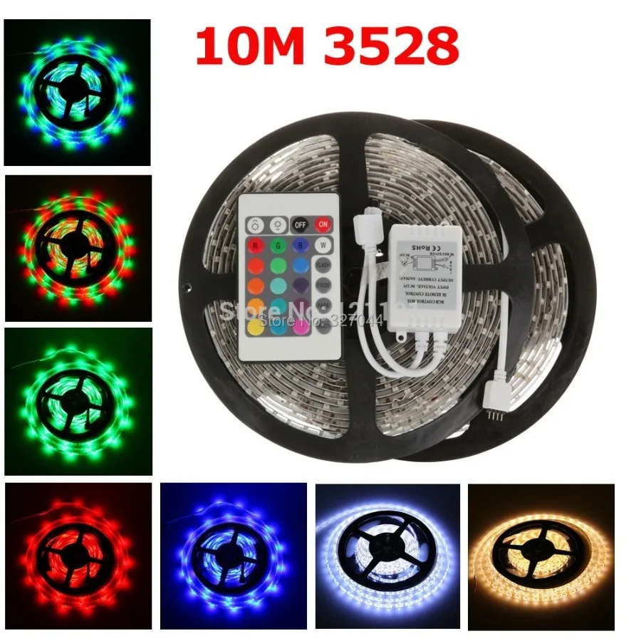 

10 м/лот светодиодная гибкая лента 2835 SMD 12 В 60 светодиодов/м неводонепроницаемая светодиодная лента IP44 теплый белый/RGB