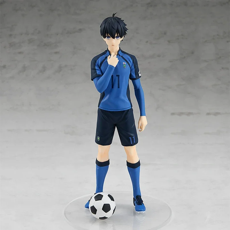 Stock Original GSC Pop Up Parade BLUE LOCK Isagi Yoichi 17CM Anime Action Figures Toys Collectible Model Desktop Ornaments Gift