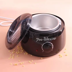 100W Wax Heater Adjustable Temperature Rapid Heating Easy to Clean Use on The Whole Body Wax Melting Furnace Epilator