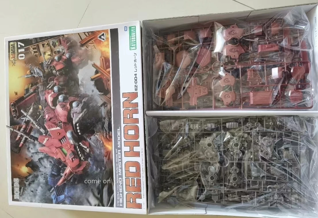 【الأصلي】KOTOBUKIYA ZD183 EZ-004 ZOIDS Red Dark HORN أحمر داكن ترايسيراتوبس تجميع نموذج اللعب مجموعة الهدايا أنيمي