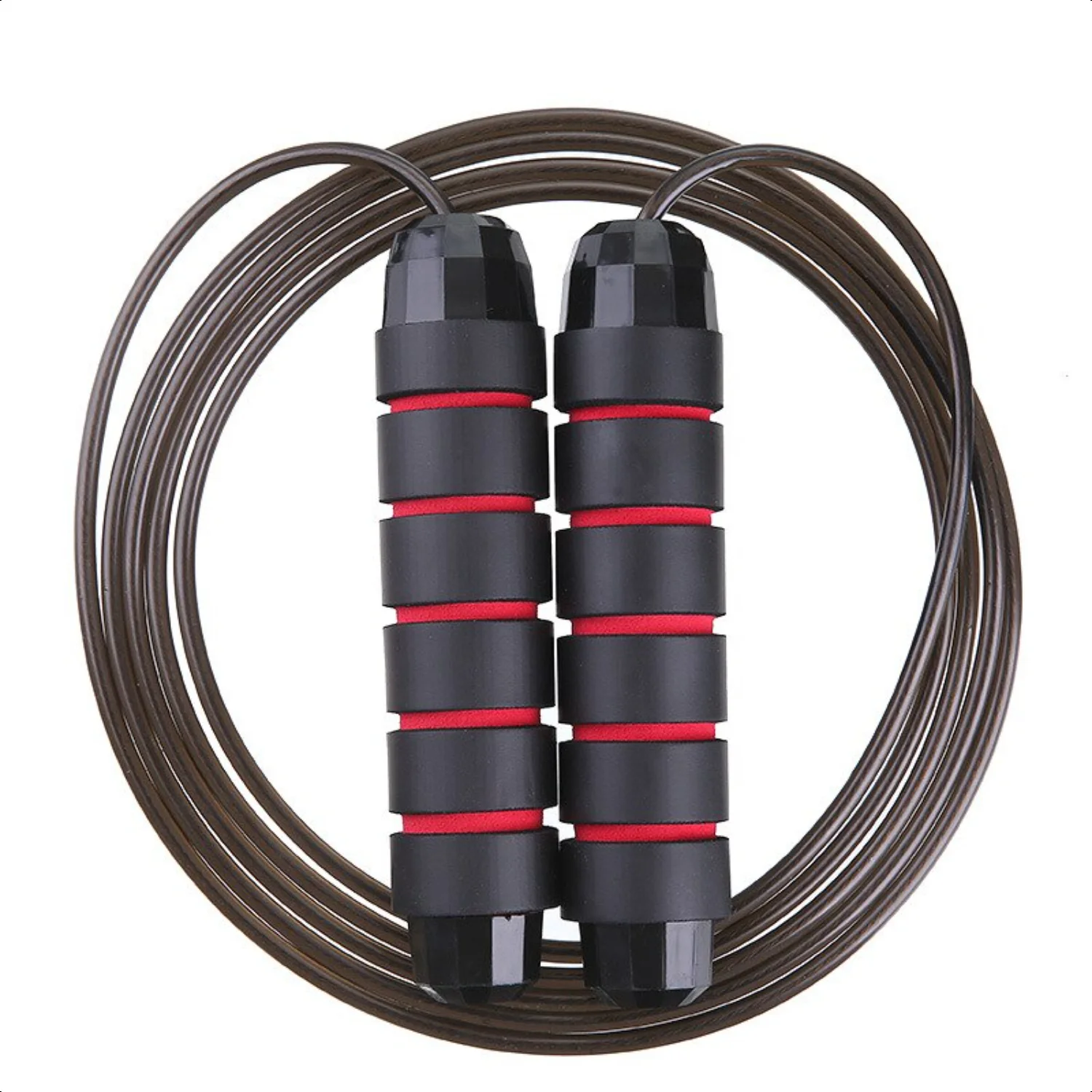 Jump Rope Professional  Free Rapid Speed Jumping Rope Foam Handle Adjustable Steel Skipping Rope Gym Fitness Slim Body