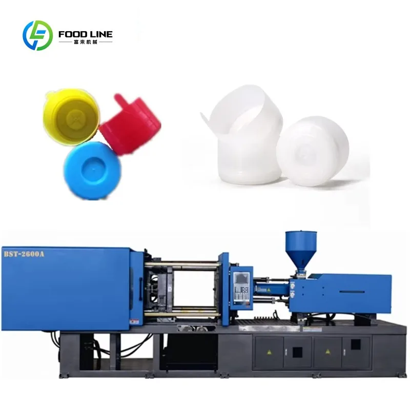 FOODLINE Customized Plastic 5 Gallon 20 Liter Water Bottle Cap Making / Manufacturing Machine / Injection Molding Machine Price