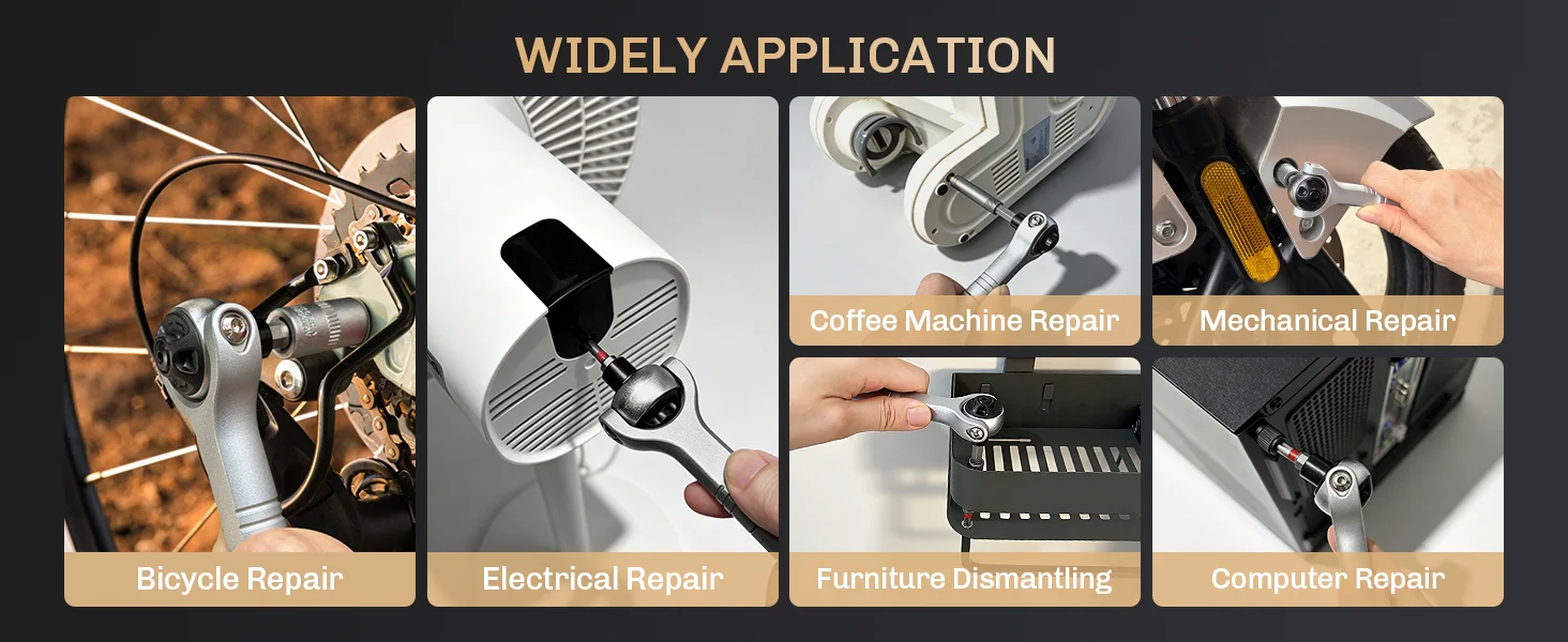 40-in-1 Multifunktions-Ratschenschraubendreher-Set mit magnetischen Bits – Mini-Reparaturwerkzeug-Set, magnetisches Werkzeugset für PC, iPhone, Heimgebrauch – Detail 4