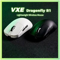 VXE R1 PRO/PRO MAX Ratón ligero para juegos Modo dual 2.4G/con cable Baja latencia PAW3395 4K Frecuencia de orina BT Gaming E-Sport/Office