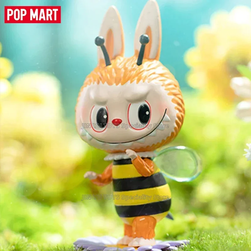 POPMART LABUBU The Monsters Flower Elves Series Mystery Box Cute Anime Figure Trendy Toy Model Desktop Ornaments Birthday Gifts