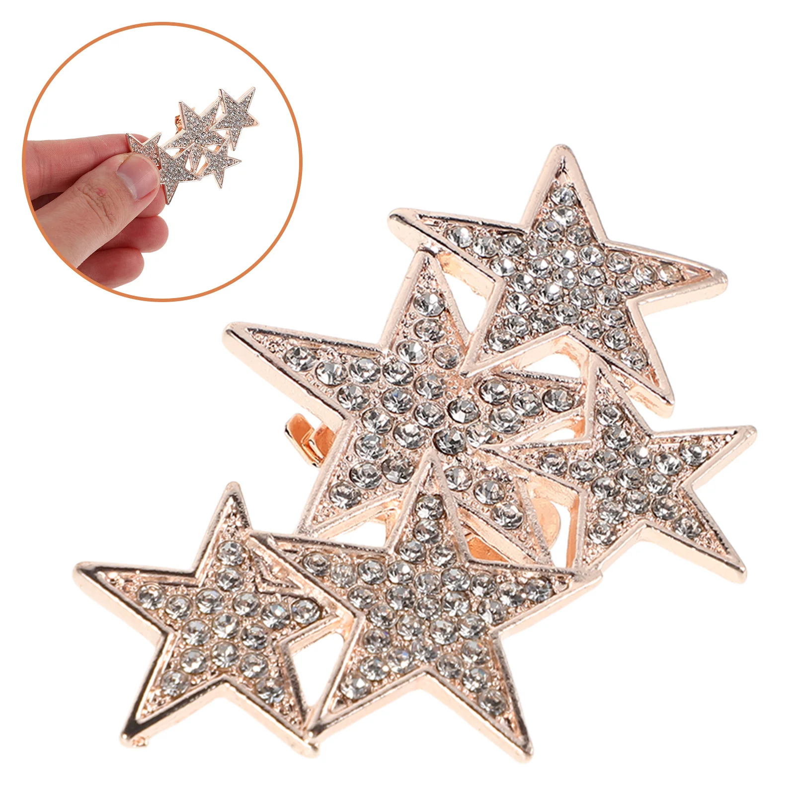 

2pcs Star Shoe Clips For Wedding Shoes High Heels Zinc Alloy Bridal Charms Decorative Accessories Shoe Ornaments Women