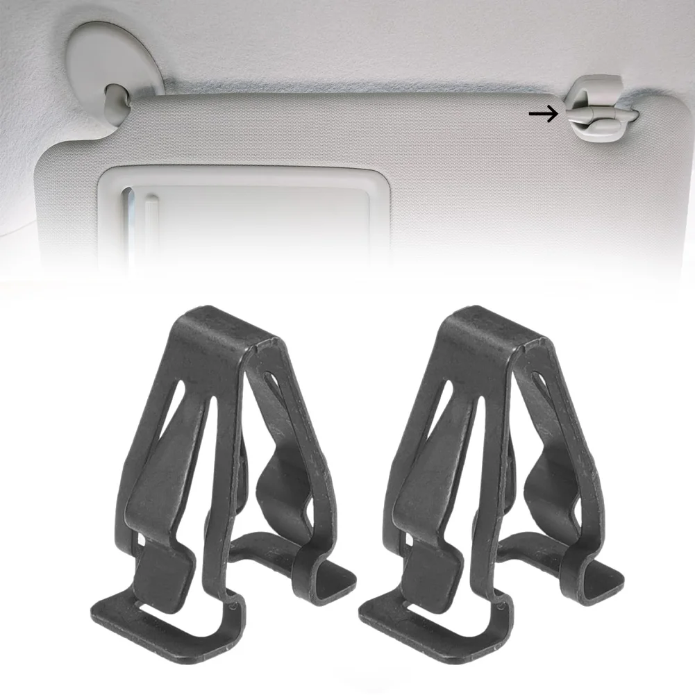 2pcs/set Sun Visor Clip DS7Z9904132A For Ford For For Mustang For Fusion For Transit