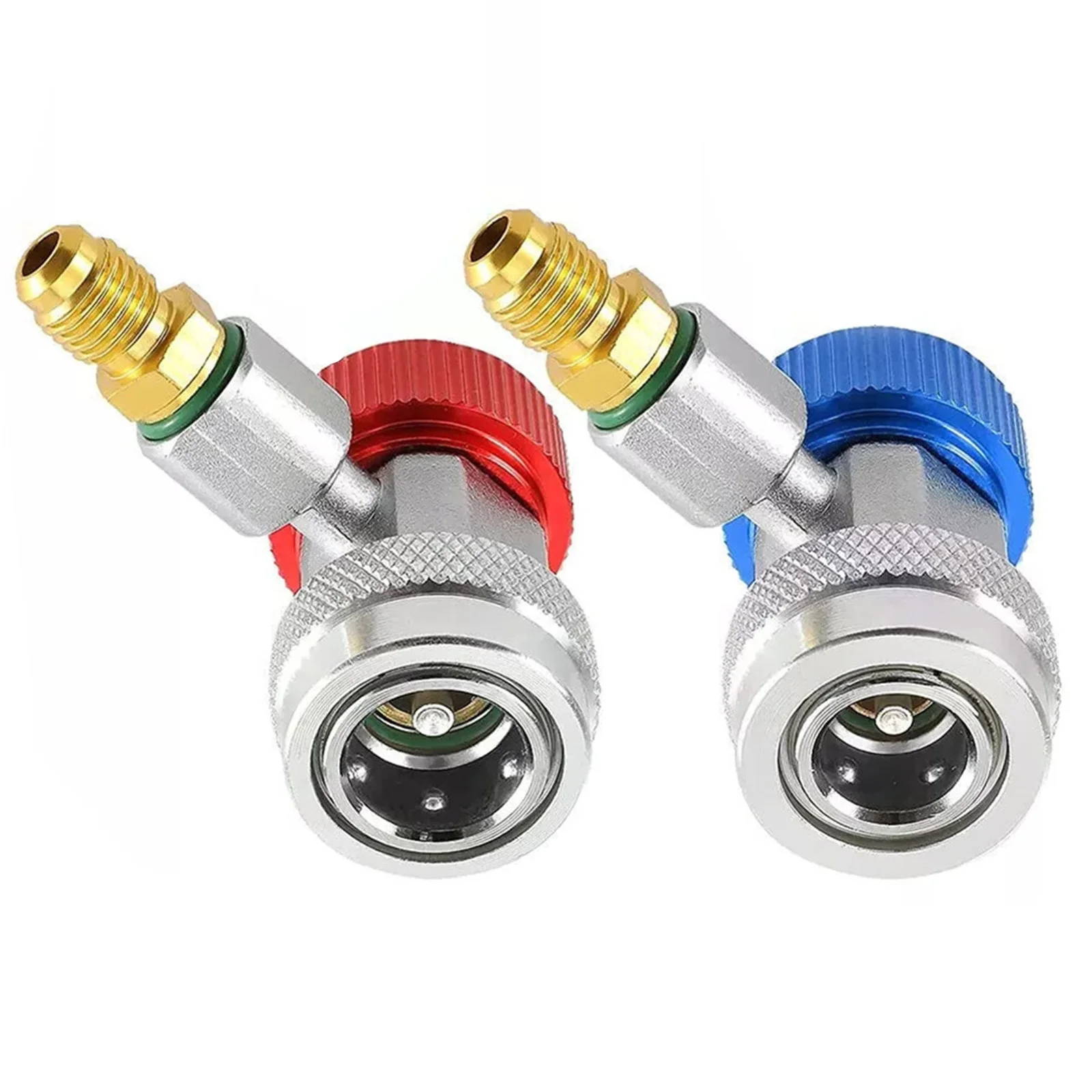 90 Degree R134A Quick Coupler Kit High/Low Side 1/4
