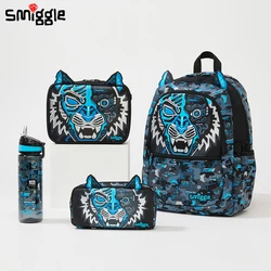 Genuine Australian Smiggle Schoolbag Cute Black Tiger Children'S Stationery Student Pencil Case Backpack Water Cup Student Gift