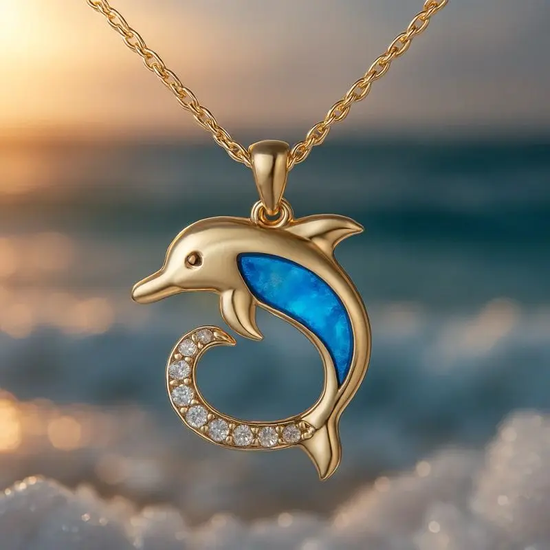 Personality Conch Sea Star Shell Pearl Ocean Series Necklace For Women Pendant Elegant 2023 Custom Jewelry