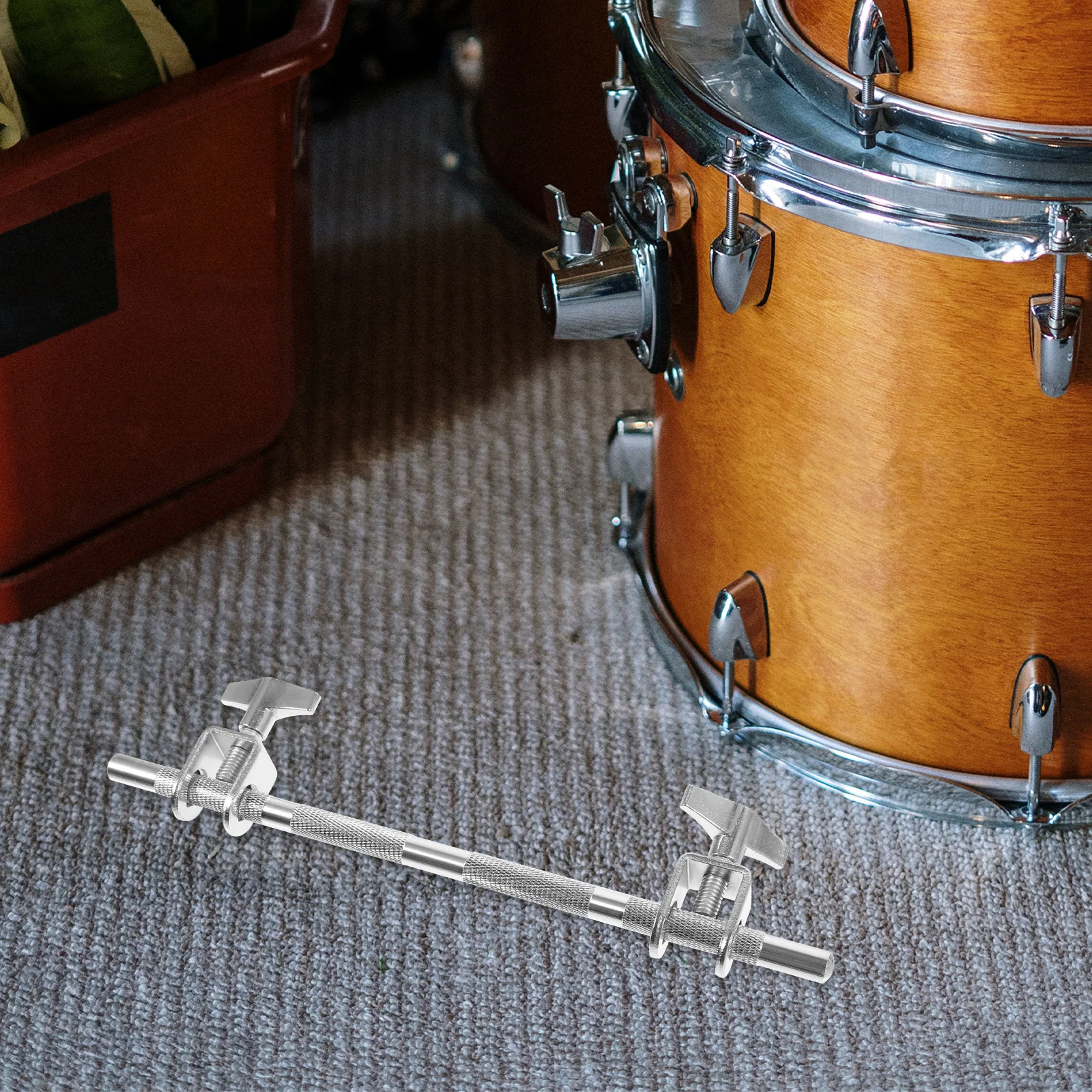 

Cowbell Mount Clip Metal Drum Set Cowbell Holder Clip Adjustable Stable Fixing Lock Clamp for Drums Drum Music Instrument Part
