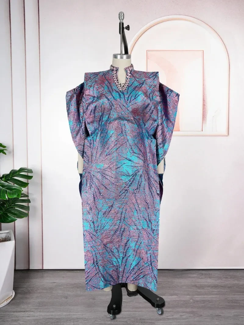 

Новинка 2023 года, африканская одежда для женщин, платье-кафтан, модное праздничное платье, винтажное летнее платье, повседневное платье, мусульманский халат BouBou