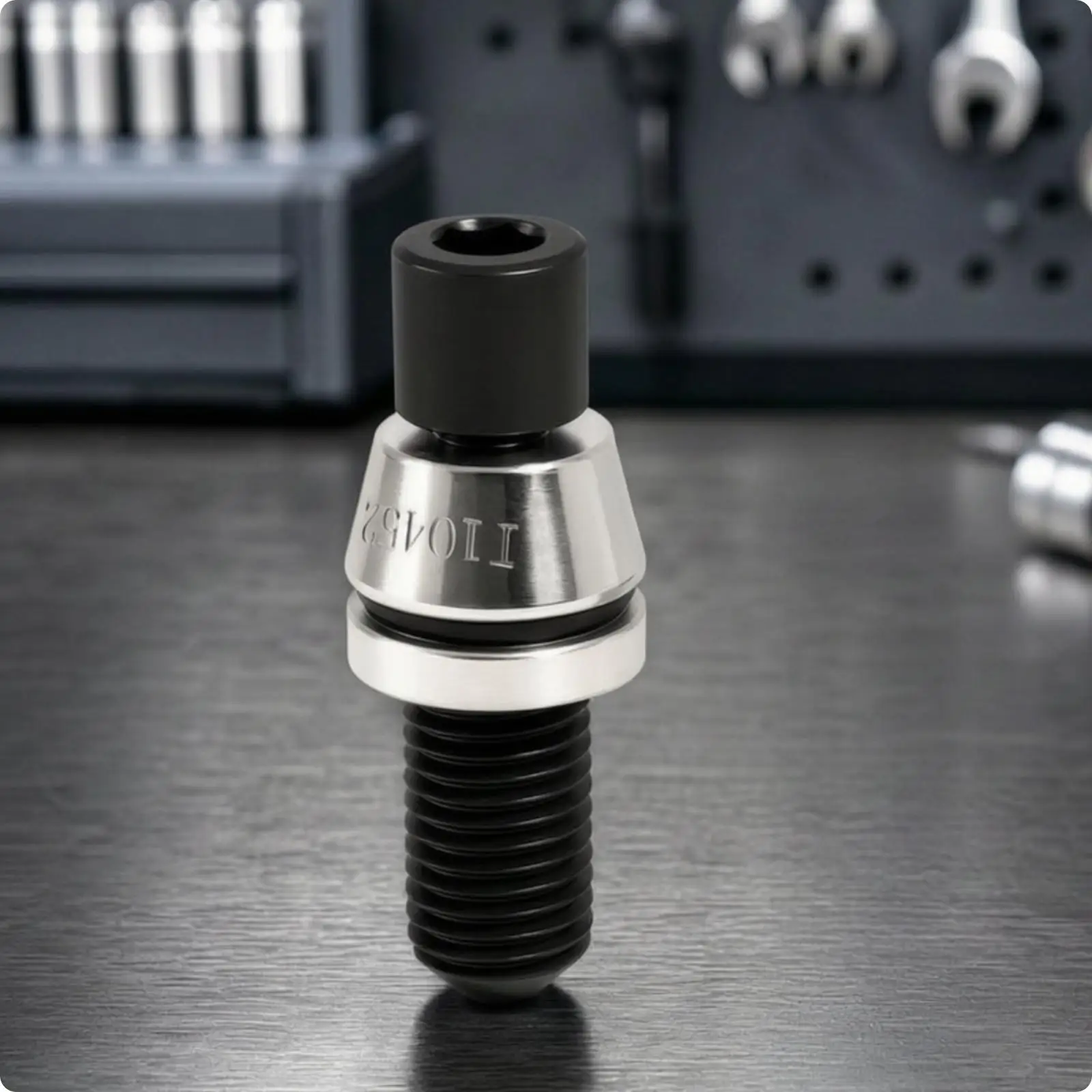 Precision Subframe Locating Pin 12x1.5 Threaded Hex Socket Tool for Car Frame Alignment During Repair Work