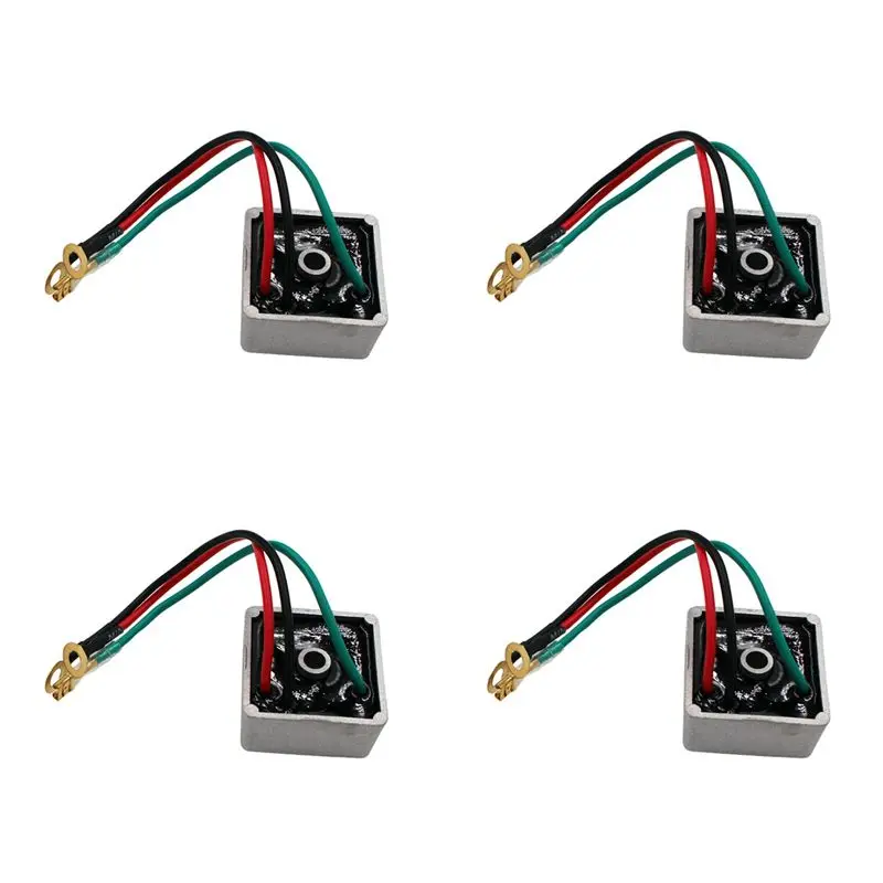 

4X Aluminum Voltage Regulator Rectifier 27739-G01 For Ezgo Golf Cart Kart Club Car Voltage Regulator-A08Q