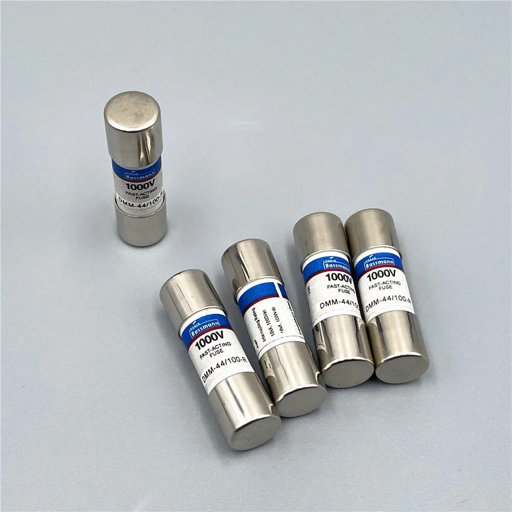 10pcs/Lot Fast Acting Ceramic Fuse DMM-44/100-R DMM-B-44/100-R DMM-44/100 DMM-B-44/100 440mA 1000V 10x35mm for Fluke Multimeter