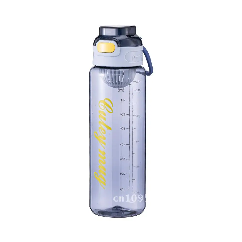 

Portable Sports Water Bottle 850ml/1000ml Drop-Resistant Fitness Kettle High-Looking Plastic for Male Students Summer Use