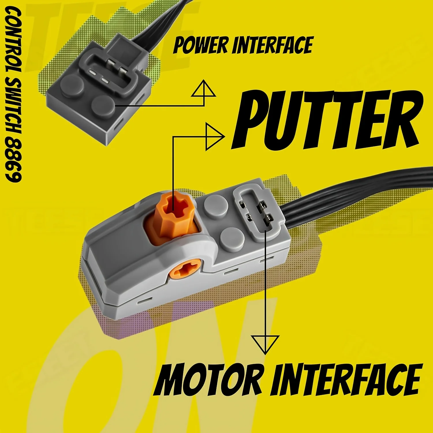 Ensemble moteur technique TEESE 50 pièces, avec câble de commutation de boîtier de batterie, joint universel de vilebrequin, compatible avec les pièces techniques