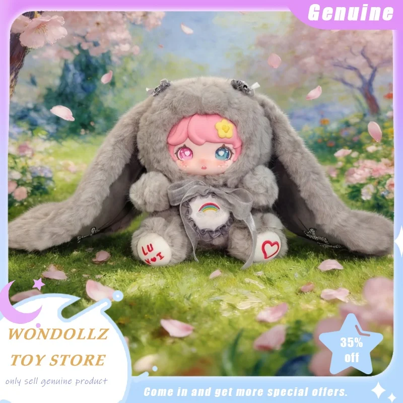 

Genuine Luxi 400% Rabbit Adventure Series Blind Box Cute Big Vinyl Plush Doll Room Decoration Ornament Birthday Gift For Girls