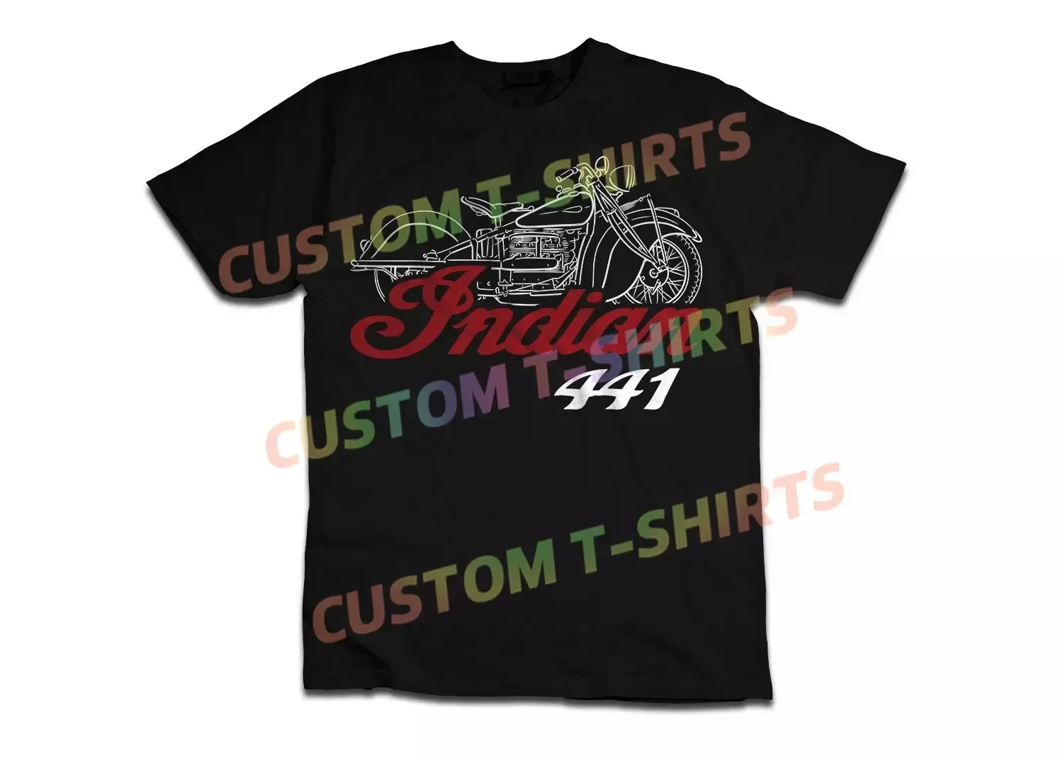 

2025 Men T Shirt Casual Indian Series 441 1936-1941 Motorcycle for Bikers T-shirt Graphic Summer Short Sleeves 100% Cotton S-3XL
