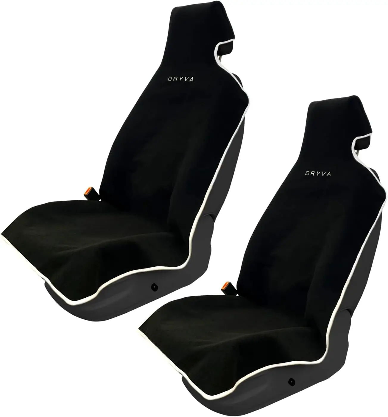 

Premium Waterproof Car Seat Cover - Microfiber, Universal Fit for Cars & SUVs, Machine Washable (Black, 2 Pack)
