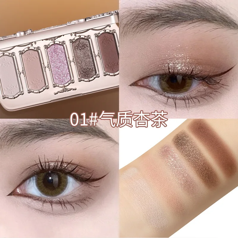 "عيون مثل النجوم، لوحة ظلال عيون Mermaid Dream مكونة من 5 ألوان، ظلال عيون ماسية بـ 5 ألوان من Vinnie Bear.