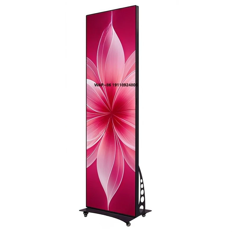Custom Portable RGB LED Light Box Poster Frame Mirror Led Display Screen Movie Theme Display for Cinema Advertising Wall Mounted