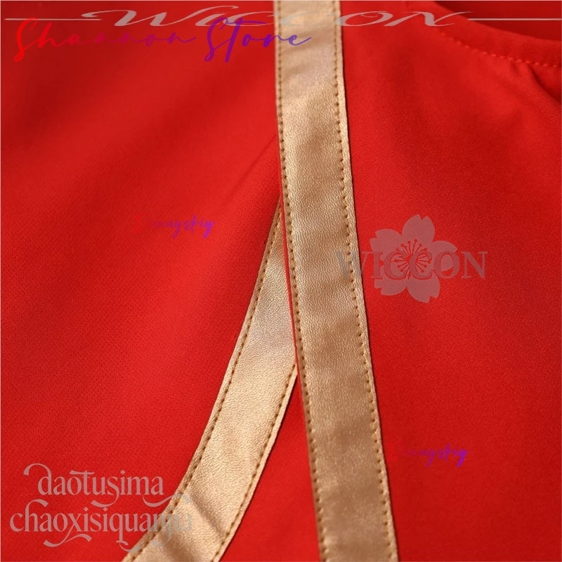 كيو كاي زي أنيمي KINDDOMM تأثيري أحمر طويل ريترو موحدة نمط الحجاب الأسود الباروكات هالوين عيد الميلاد حفلة لعب الأدوار #5