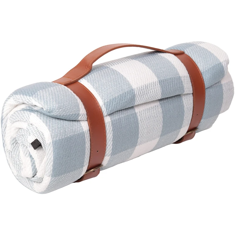 

DW-Picnic Blanket Picnic Rug Waterproof Lawn Blanket Tote Portable Indoor Home Blanket Sandproof Beach