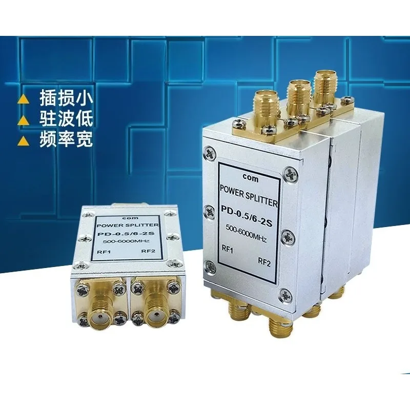 Microstrip Power Divider RF 0.5-6 GSMA Power Divider Female Signal Stability