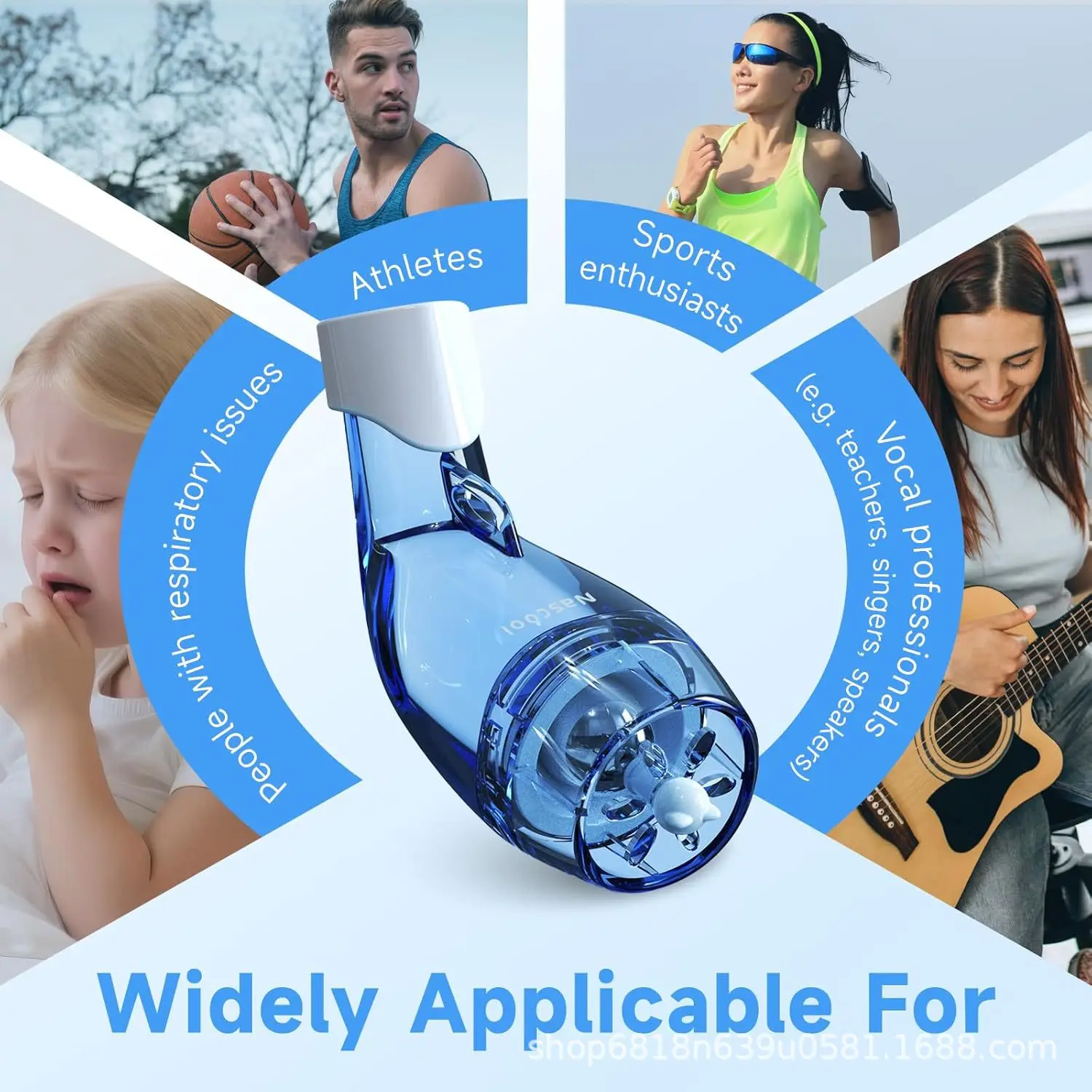 Vital Capacity, Lung Function Exercise, Breathing Trainer, Vibration Phlegm Excretor