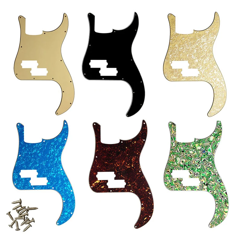 

Xin Yue Custom Parts Quality Electric Guitar - For USA / Mexico Fd Standard P Bass Guitar Pickguard Scratch Plate Flame Pattern