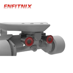 Enfitnix-Lampe LED Xlite100 pour skateboard et trottinette électrique, étanche, aste par USB, 2 pièces