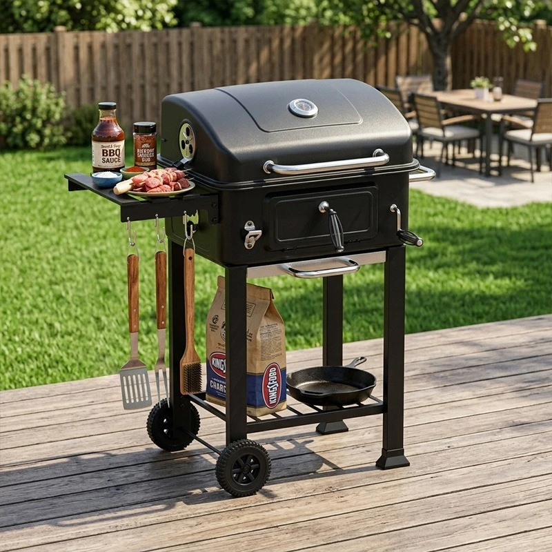 Outdoor Home Garden Grill Thickened Camping BBQ Grill Multifunctional