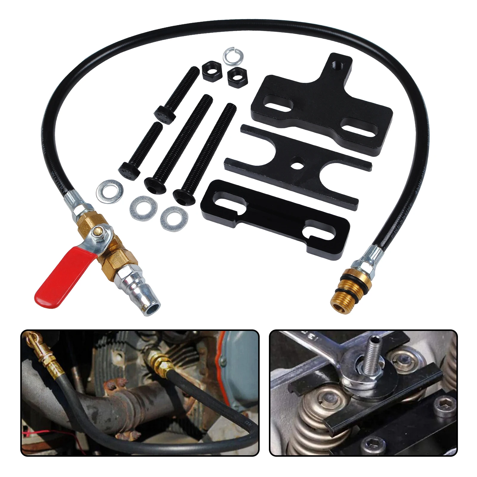 

LSX LS1 LS2 LS3 LS6 LS Valve Spring Compressor Tool + Siliconen Slang Kit -Engine Valve Spring Removal & Installation Tool